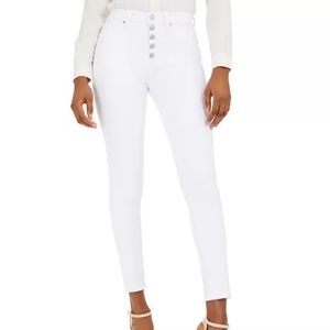 HUDSON Stylish White Skinny Jeans!